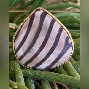 Zebra Jasper Ring